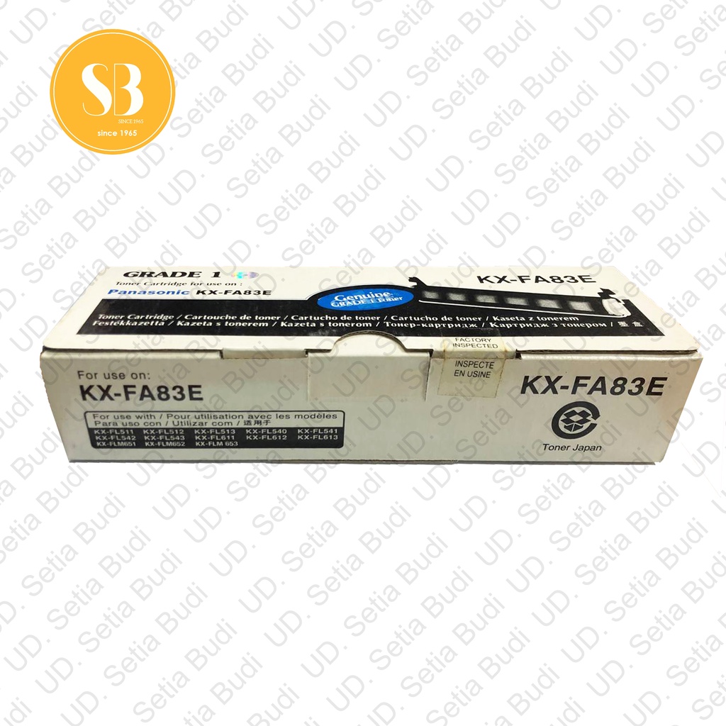 Toner Fax Panasonic KX-FA83E Toner Cartridge Facsimile Asli Jepang