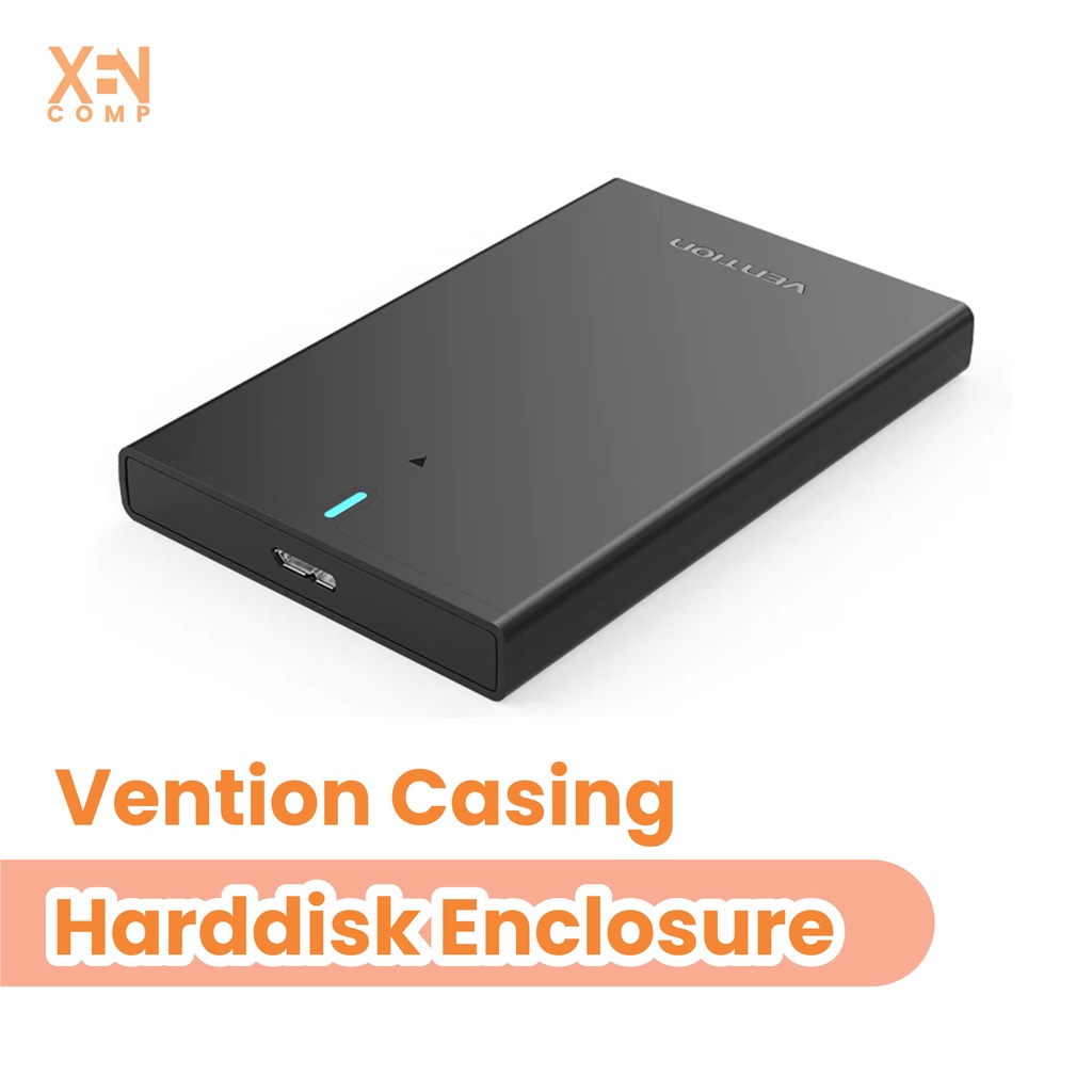 Vention Casing HDD SSD 2.5&quot; SATA Enclosure Eksternal Case KPA