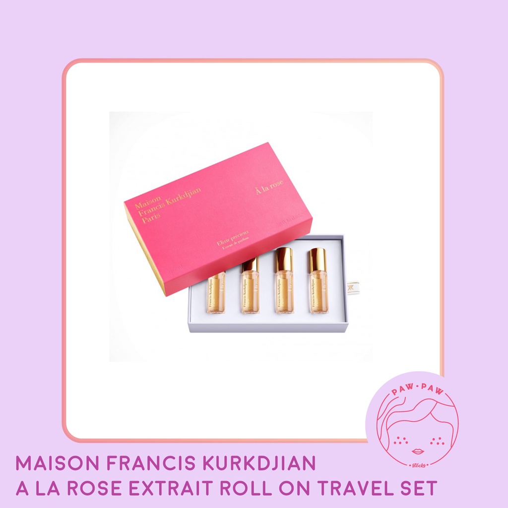 PPT-MFK a la rose extrait roll on travel set
