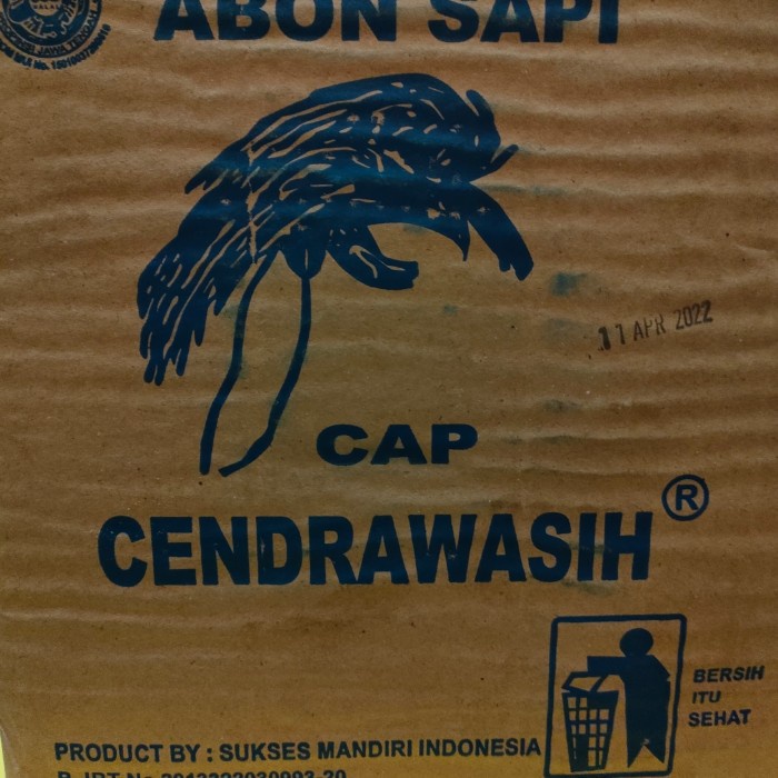 

Abon sapi cap cendrawasih 1 kg