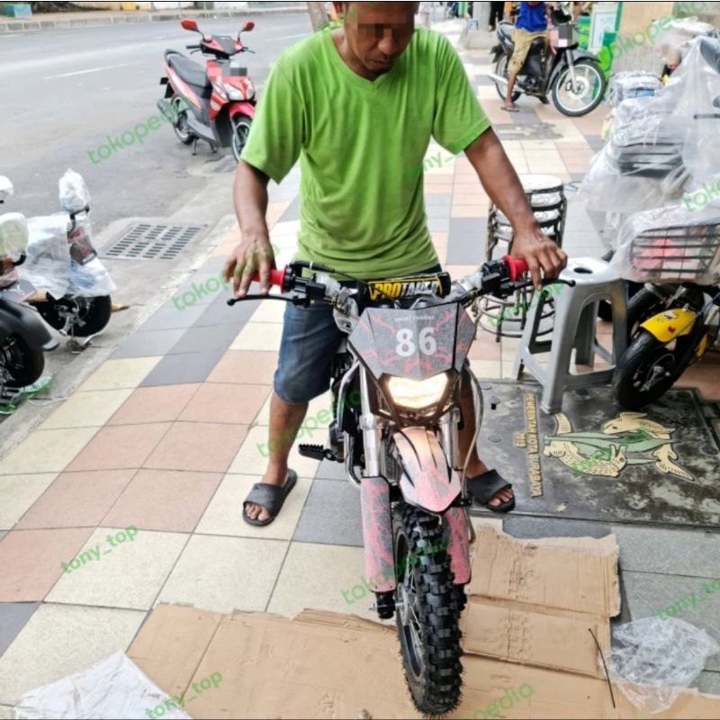 Mini Motor Traile Thrill Bensin 4T 4Tak 4 Tak Double Stater 50 cc 50cc 86