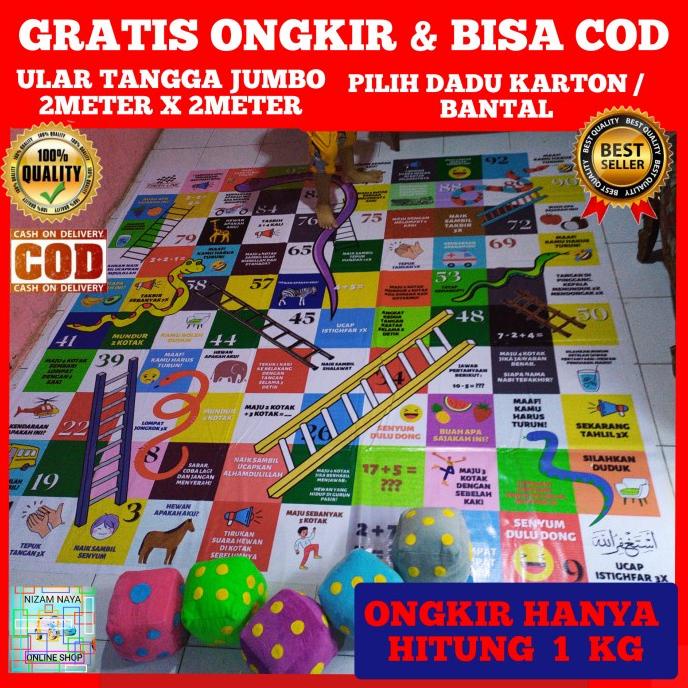 ULAR TANGGA RAKSASA JUMBO 2X2 METER