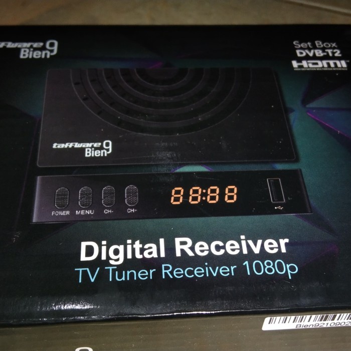 Receiver digital tv, penangkap siaran digital DVBT2