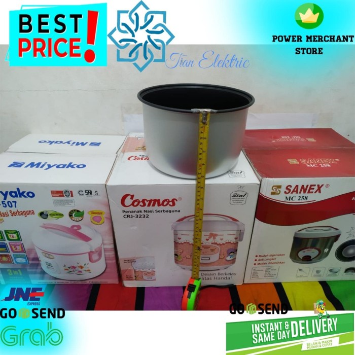 Panci Magiccom Serbaguna/All Merk 1,8Liter (Miyako, Cosmos, Sanex,Dll)