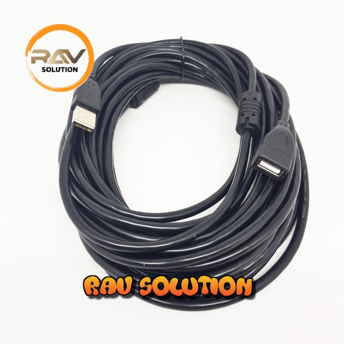 SKU-1066 KABEL USB MALE FEMALE 5M HITAM / PERPANJANGAN USB / EXTENSION