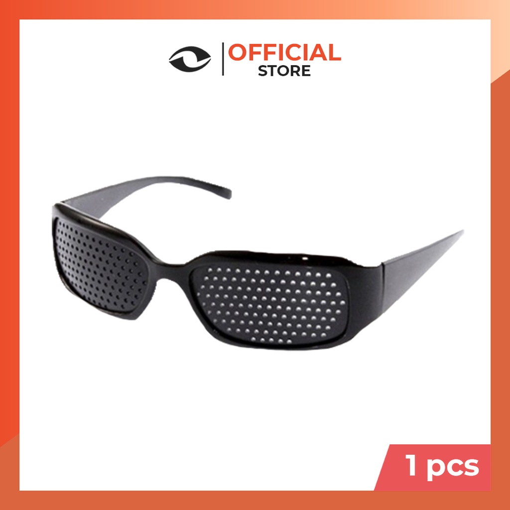 Skle_ - Kacamata Pinhole Terapi Mata Minus & Silinder