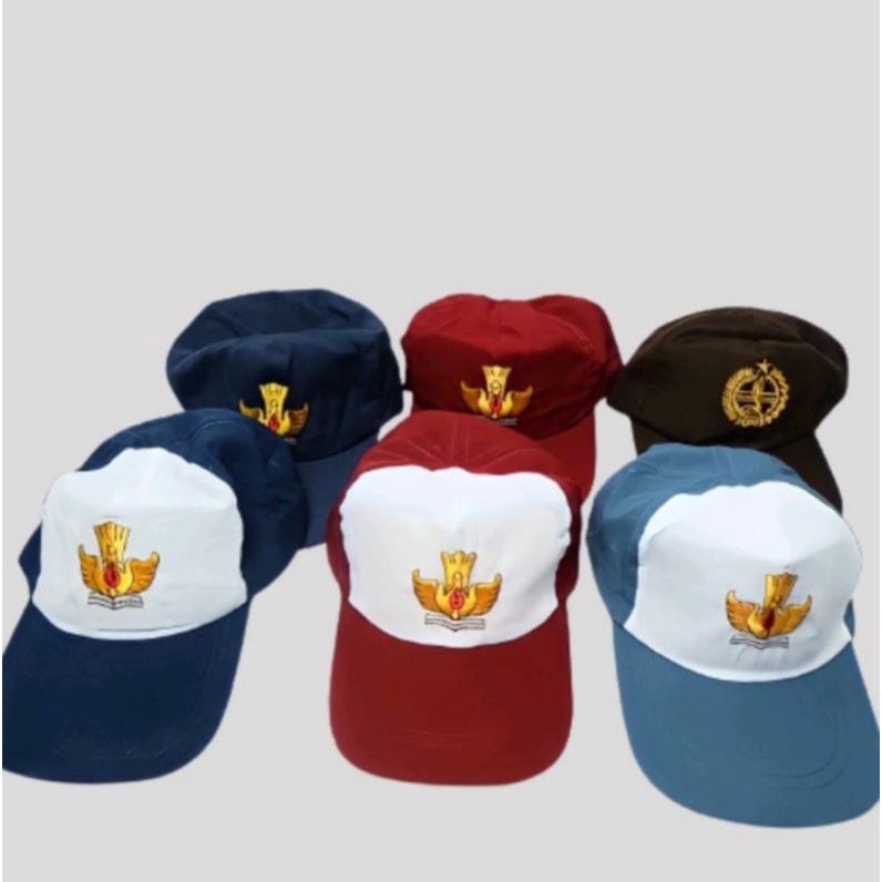 Topi Sekolah SD,SMP,SMA,Pramuka / Topi Sekolah Anak SD,SMP,SMA dan Topi Pramuka