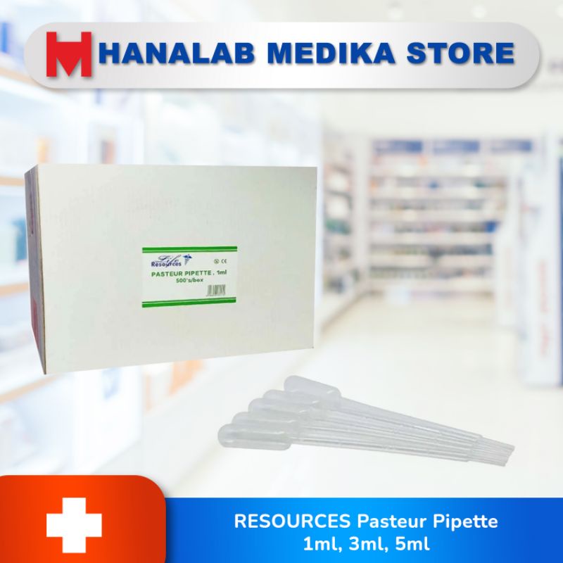 RESOURCES Pasteur Pipette 1ml, 3ml, 5ml