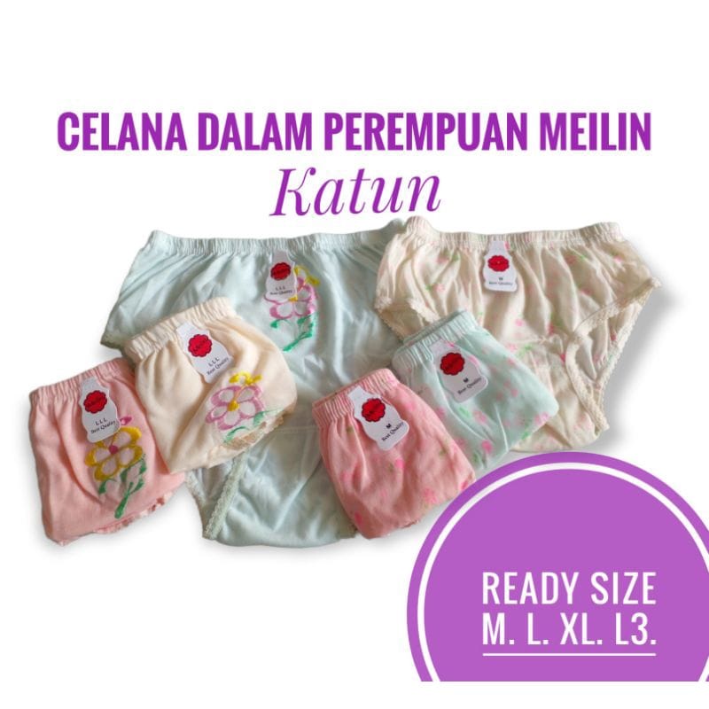 Celana dalam size L - Meilin