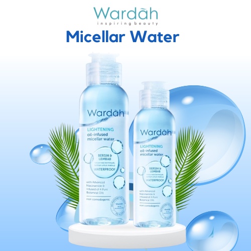 Wardah Lightening Oil-Infused Micellar Water 50 ml 100 ml