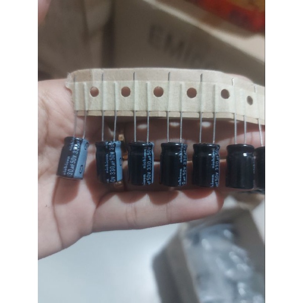 Elco Elko Capacitor Kapasitor 330/50 330uF/50 330/50V 330/50V 330uF/50v 330/50V 330uf 50v Kualitas Bagus Isi Full Mengkilat