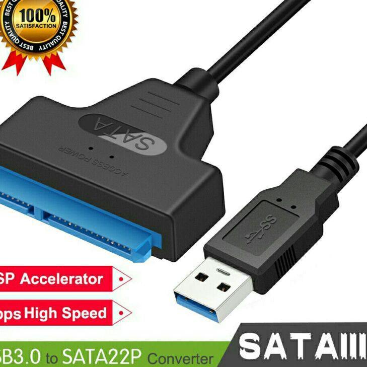 Murah Kabel Konverter / Converter Adapter Hardisk Laptop / SSD 2.5 inch Eksternal Sata to Usb 3.0