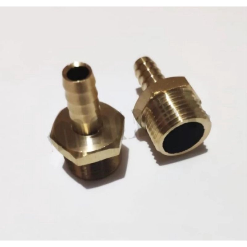 nepel selang setrika uap boiler ukuran drat 1/2 inchi