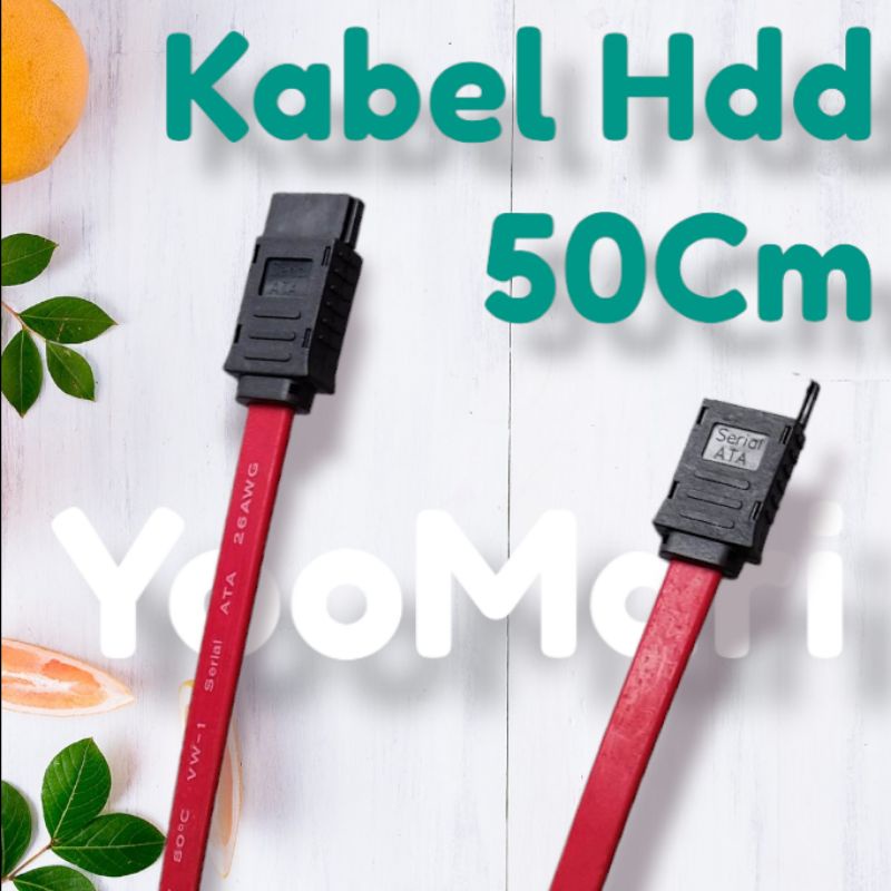 Kabel hardisk SATA 50Cm HDD SSD DVD-ROM PC Komputer panjang ori original Bogor