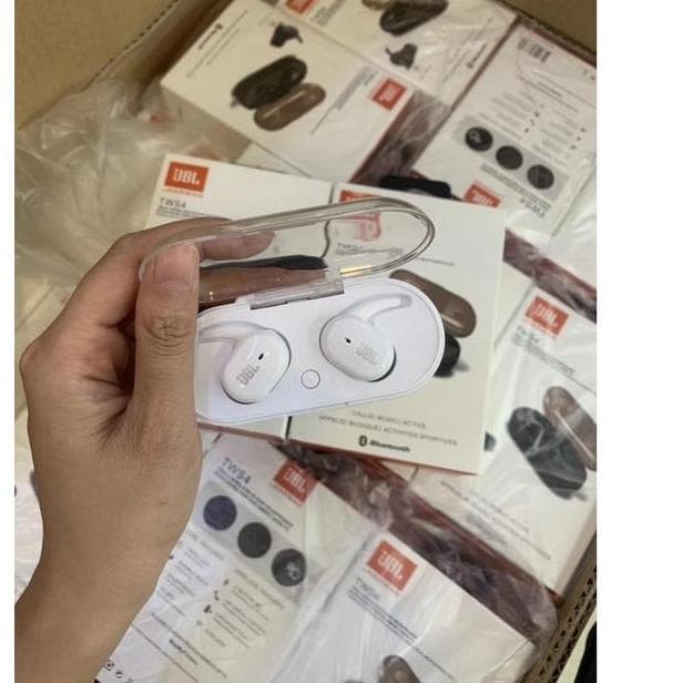 Headset Wireless Bluetooth 5.0 Earphones TWS 4 TWS-4 TWS4 - Putih