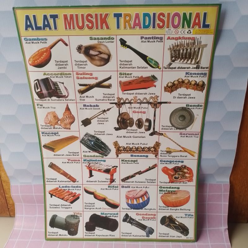 Jual Poster Alat Musik Tradisional Shopee Indonesia 4927