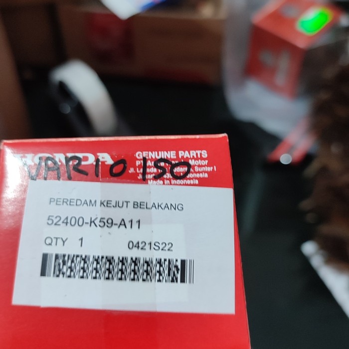 Shock Belakang Vario 125 150 Led Original