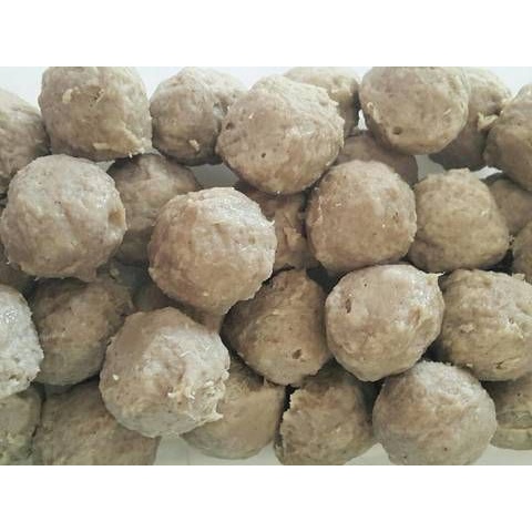 

Bakso Sapi Homemade 50 pcs Baso Daging Beef Meatball Rumahan Makanan Beku Frozen
