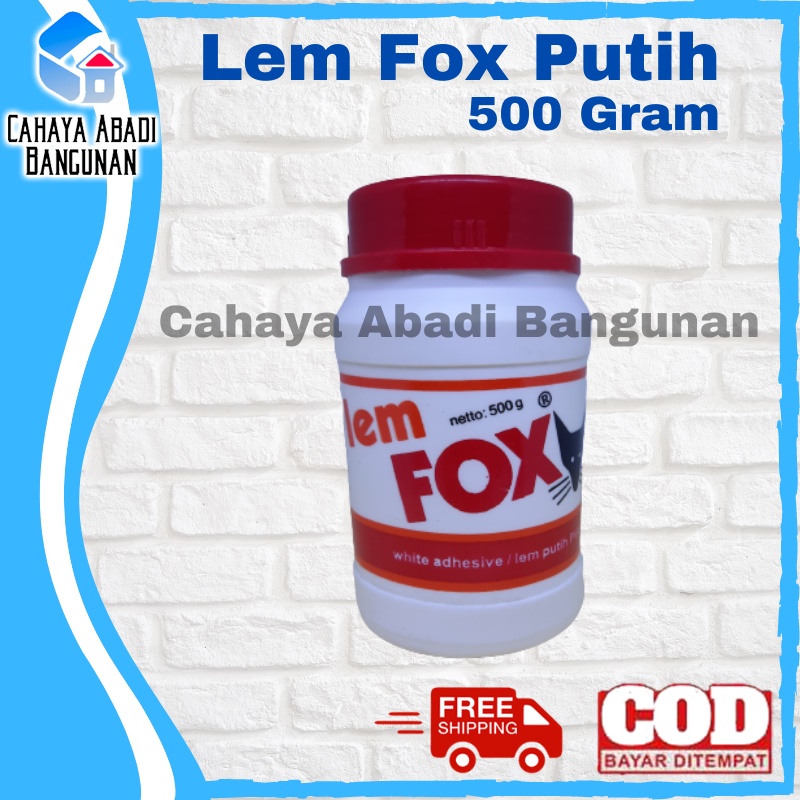 LEM FOX PUTIH BOTOL 500 Gram