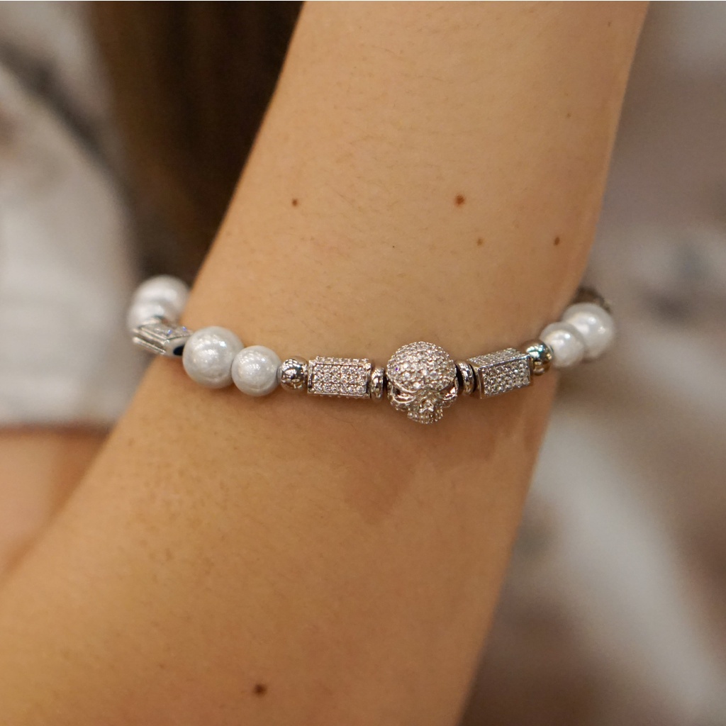 Skull Blink Bracelet | Gelang Tengkorak Silver