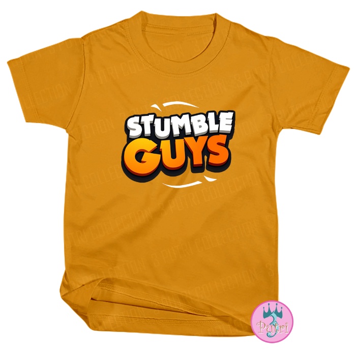 Baju STUMBLE GUYS Anak Laki Laki Keren Umur 3 4 5 6 7 8 9 10 11 12 Tahun / Kaos Distro Game Anak Cewek Perempuan