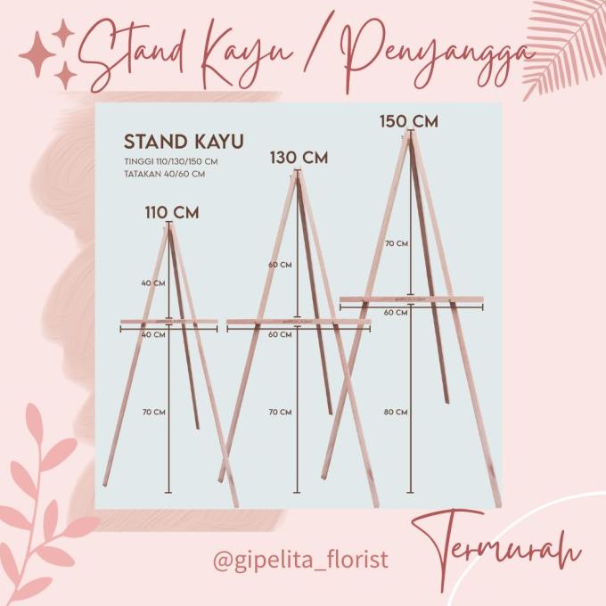 

Sale Standing kayu / stand Tripod / papan bunga 130 x 60 CM gipelita /ALAT TULIS AESTHETIC/ALAT TULIS SEKOLAH/ALAT TULIS SET/ALAT TULIS LENGKAP/ALAT TULIS ANAK/ALAT TULIS LUCU