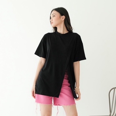 [TAVIA] ALO OVERSIZED TEE / BASIC TSHIRT/ KAOS WANITA / BASIC TEE / ATASAN WANITA