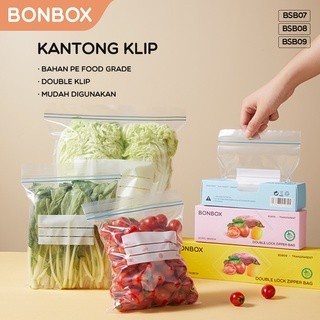 Plastik Kulkas Kantong Penyimpan Makanan Ziplock Bag - Bonbox