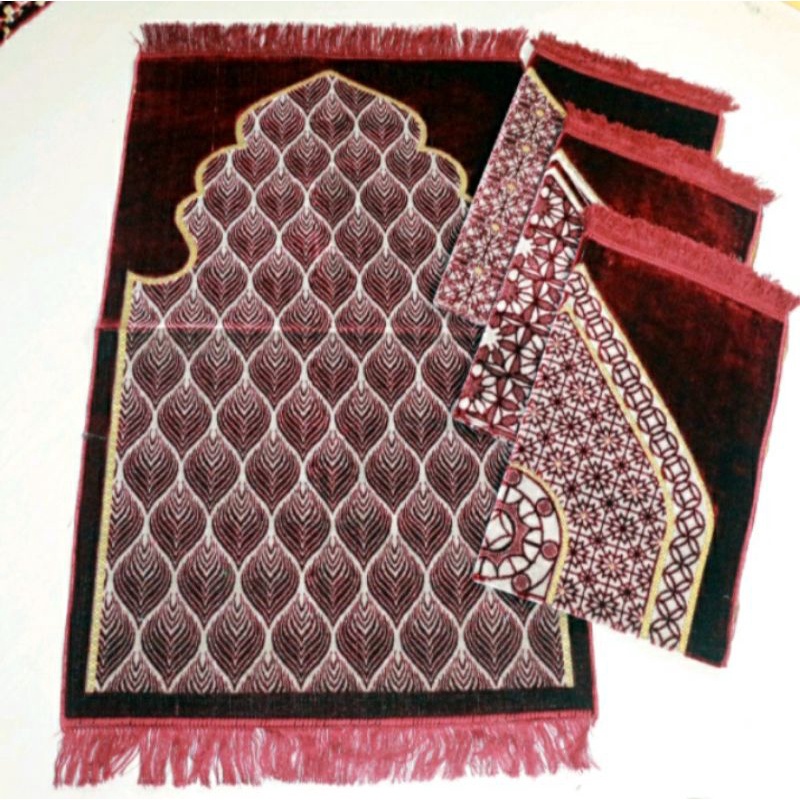 SAJADAH BLUDRU TURKI PREMIUM TEBAL DAN LEMBUT