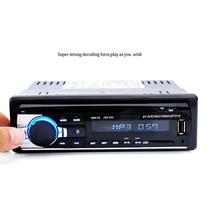 Tape Mobil Audio Bluetooth USB MP3 FM Radio Audio JSD-520 Audio Mobil