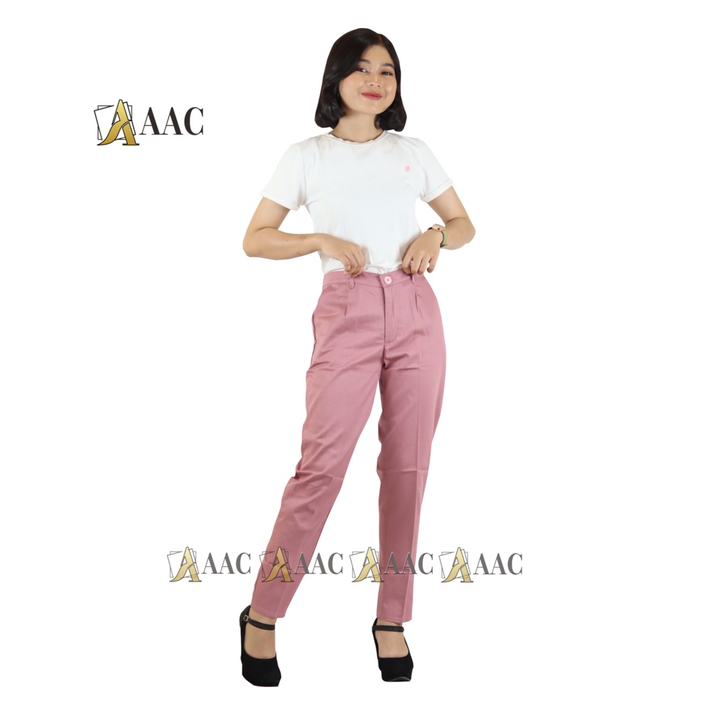 Baggy Pants Premium, Celana Wanita Premium American Drill Grade A , Celana Panjang Wanita