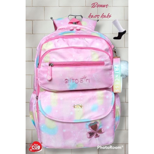Tas ransel anak perempuan bahan tebal halus kuat