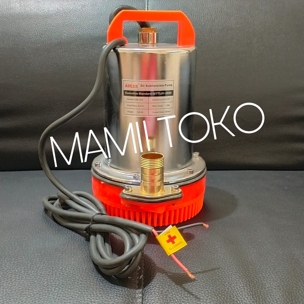 Pompa celup DC 12v / 24v submersible Stainless 12 volt 24 volt Airlux