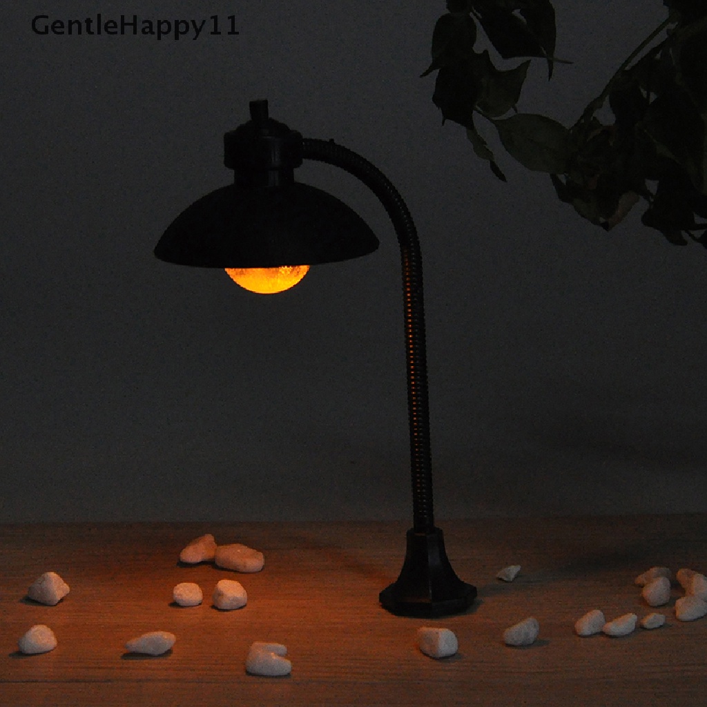 Gentlehappy 1pc Lampu Jalan Kerajinan Patung Ornamen Taman Miniatur Peri Dekorasi Taman id