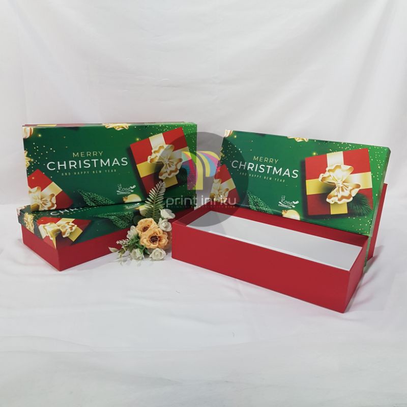 

Box hampers exclusive/hardbox hampers/hampers natal free desain