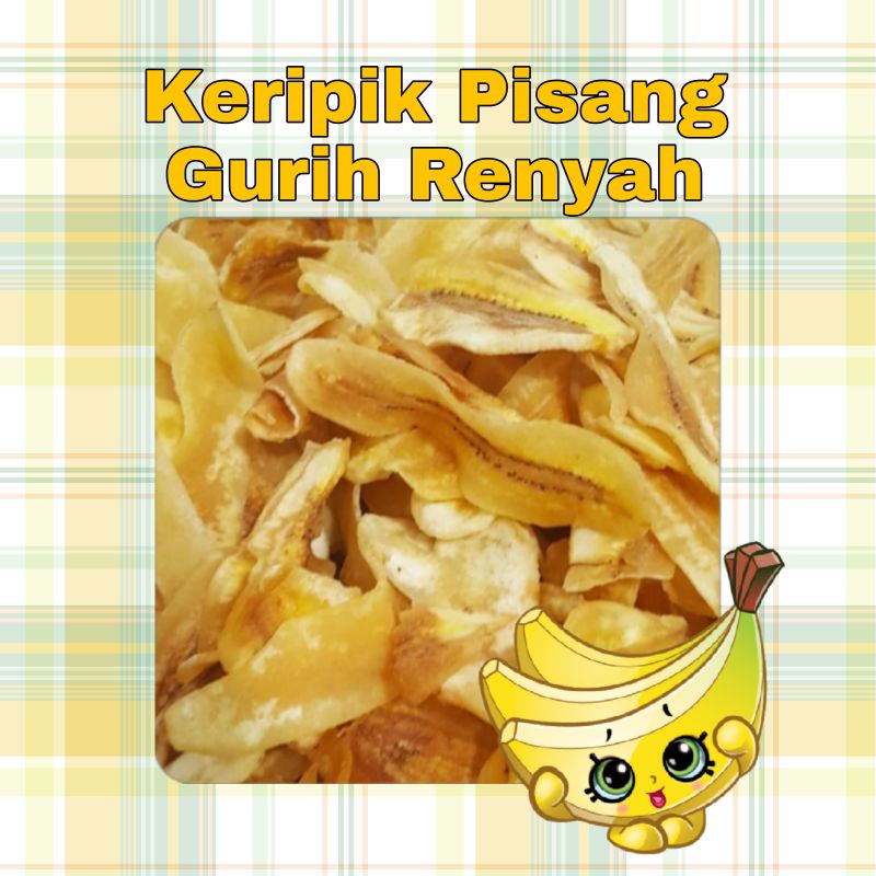 

keripik pisang gurih renyah