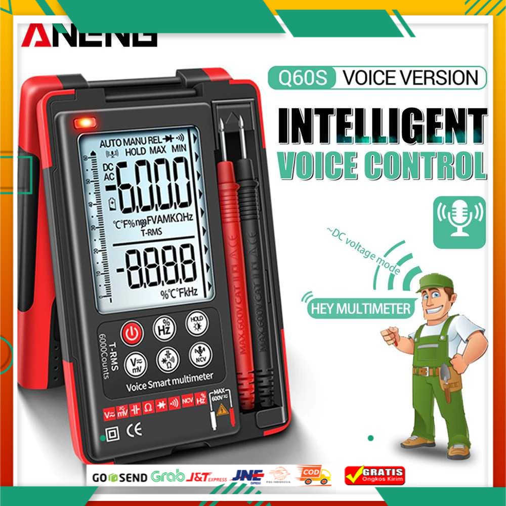ANENG Multimeter Digital Tester Speech Recognition True RMS - Q60S