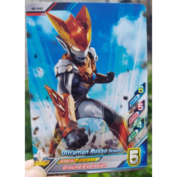 KARTU ULTRAMAN FUSHION FIGHT RB VER 2 ULTRAMAN ROSSO GROUND