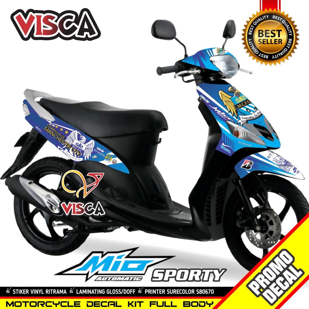 Decal Mio Sporty Full Body Stiker Mio Sporty Full Body Striping Mio Sporty Variasi Decal Hologram Mi