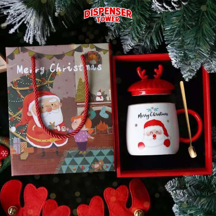 

(COD) hampers christmas gift box gelas cangkir keramik kado natal set hamper - HAMPERS A
