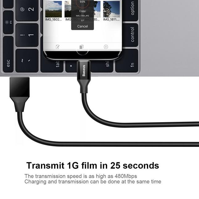 Yiven Cable For Micro 1.5M - CAMYW-B - Hitam