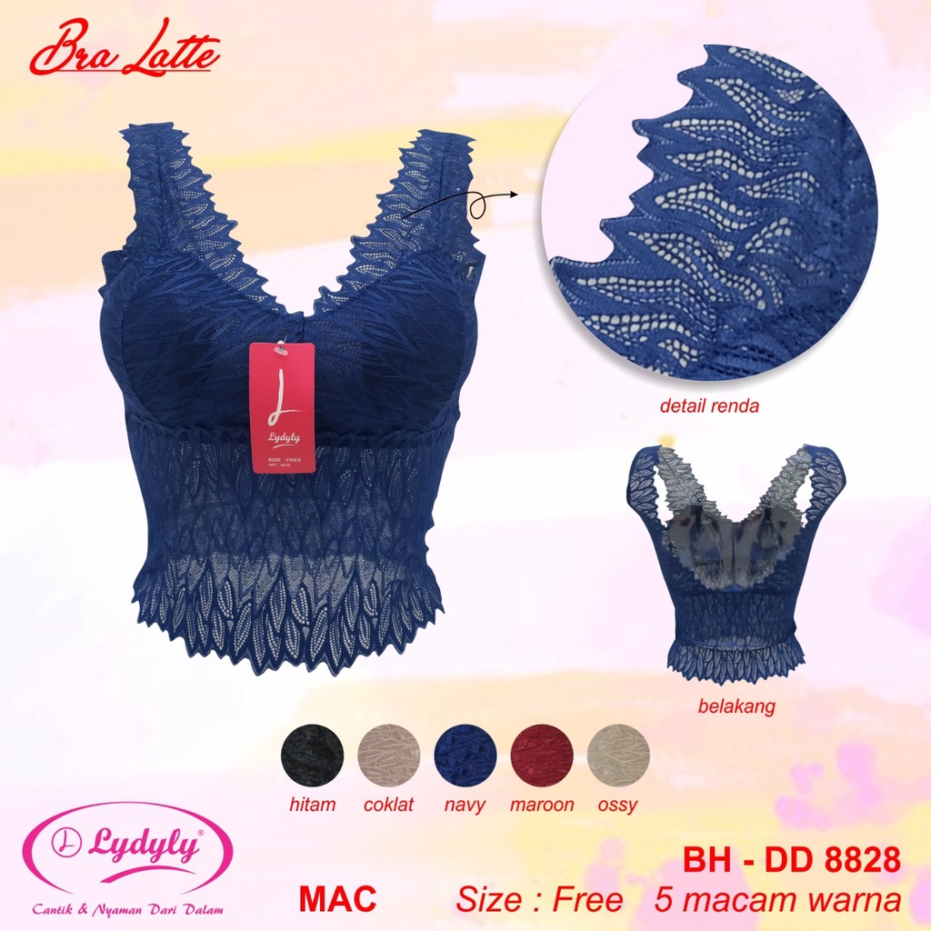 BH Bralette Fashion Korean Girl BH renda premium bahan rajut renda brocade BRA Sport Bra Lydyly 8828