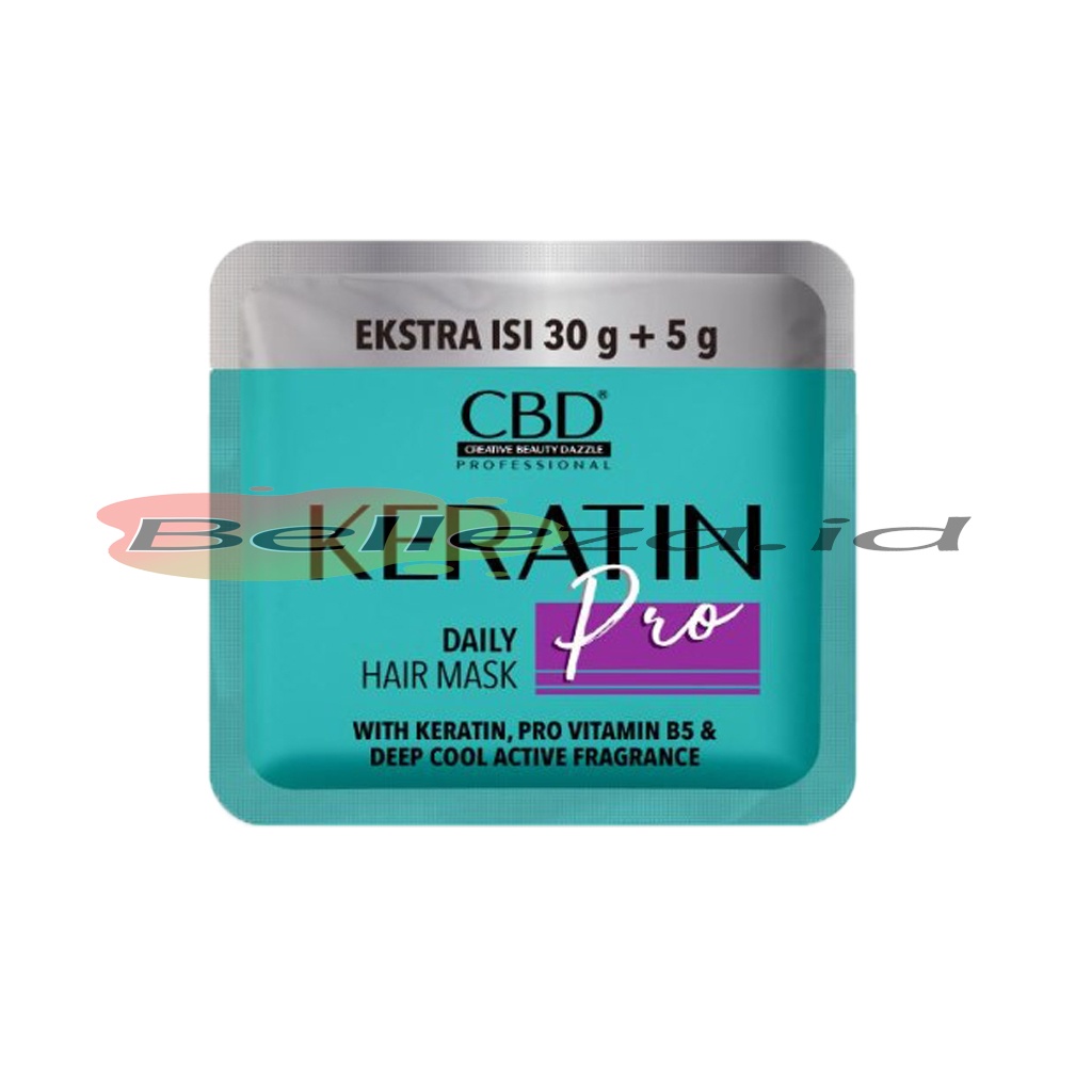 CBD Professional Keratin Pro Daily Use Hair Mask Sachet 30gr