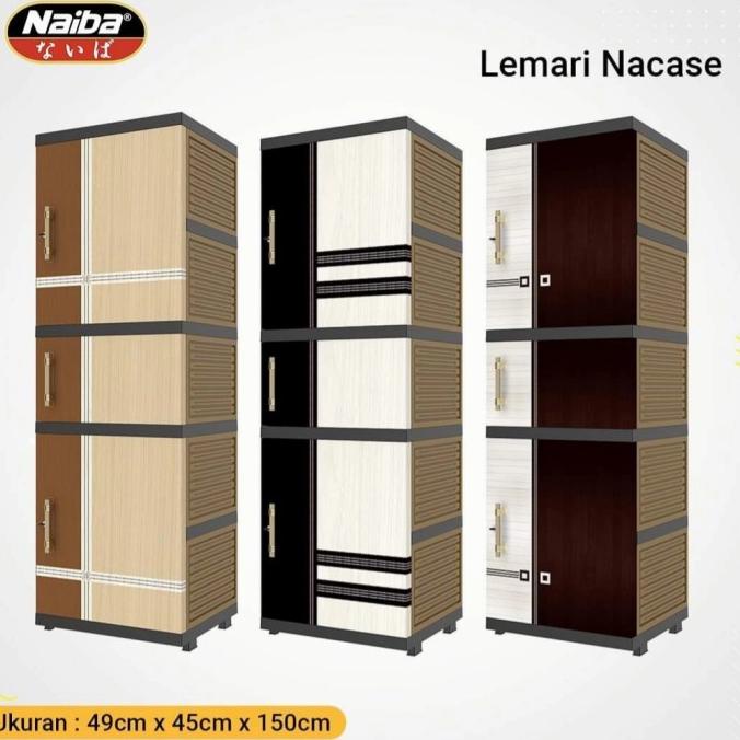 

Lemari plastik Naiba Lemari nacase Naiba stock ready