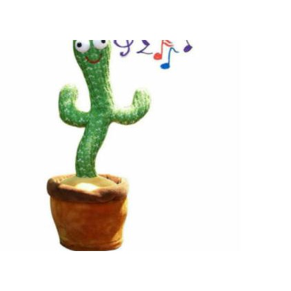 Mainan Kaktus Bergoyang Dancing Cactus Boneka Kaktus Goyang dan Bicara - bicara