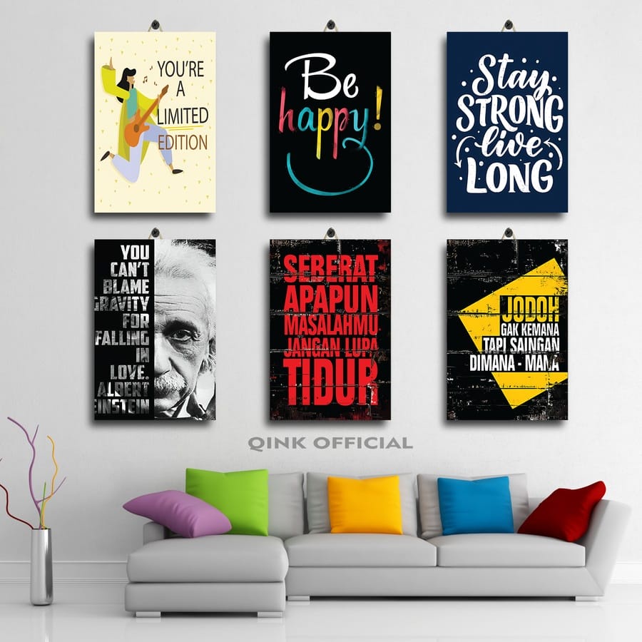 121-125 HIASAN RUANG MURAH BOB SADINO QUOTE 20X30 KF3ZT/LU1IT/ POSTER KAYU GAMING QUOTES MOTIVASI SE