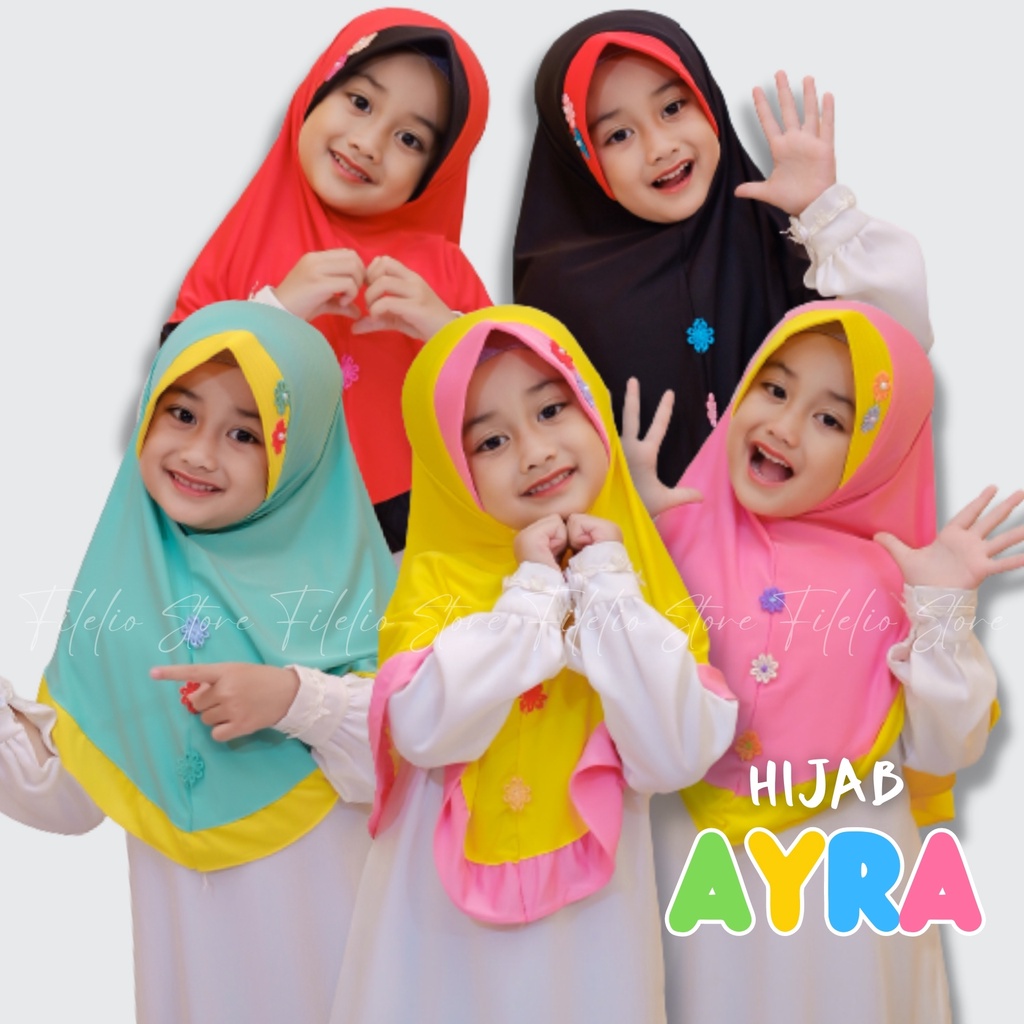 Hijab Kerudung Anak Murah AYRA MELATI /  HIJAB Anak Murah / Jilbab Hijab Anak Bayi Perempuan