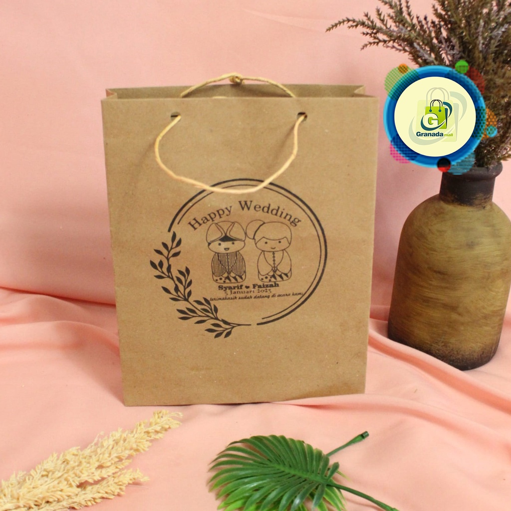 

PAPER BAG CUSTOM / TAS KERTAS CUSTOM UK 16 X 5 X 21