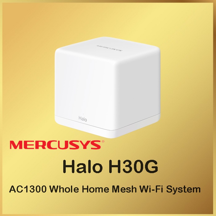 Mercusys Halo H30G AC1300 Dual Band Gigabit Whole Mesh Router - H 30G