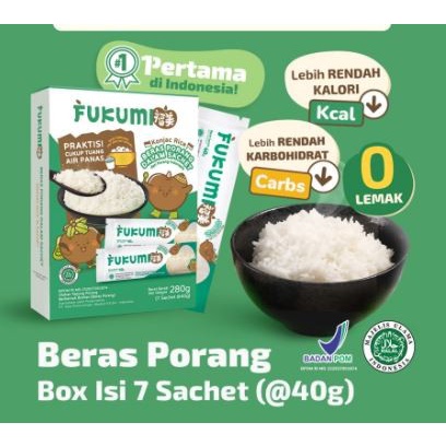 

NEW FUKUMI BERAS PORANG BOX SACHET ORIGINAL beras sehat